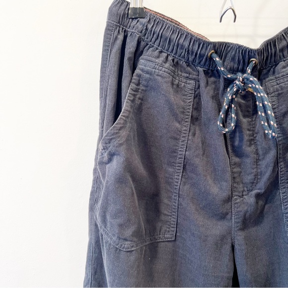 Anthropologie Pilcro The Cottage Corduroy Drawstring Pants in Navy - Picture 10 of 15